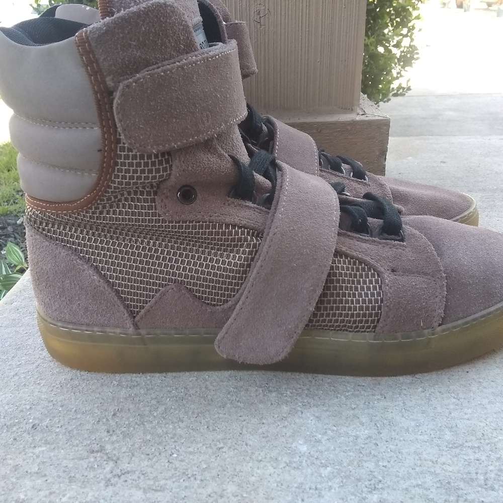 Suede Android Homme hightops